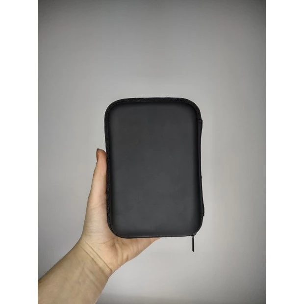 Чехол-органайзер для Powerbank, кабелей и зарядок 15*10*4см (Черный)