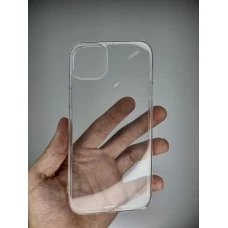Силиконовый чехол Alabay для Apple iPhone 15 Plus (Прозрачный)