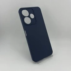 Силіконова накладка Original Xiaomi Redmi 13 4G  /  Poco M6 4G (ShutCam) (Нічний Синій)