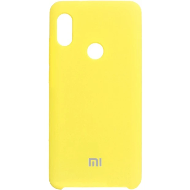 Силиконовый чехол Original Case Xiaomi Redmi Note 6 / Note 6 Pro (Жёлтый)