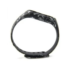 Ремешок Picture Design Xiaomi Mi Band 3 / Mi Band 4 (Узор, Тёмный)
