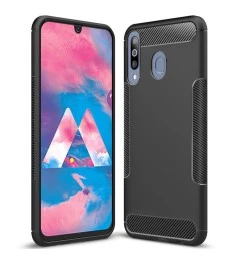 Силикон Soft Carbon Samsung Galaxy M30s (2019) (Чёрный)