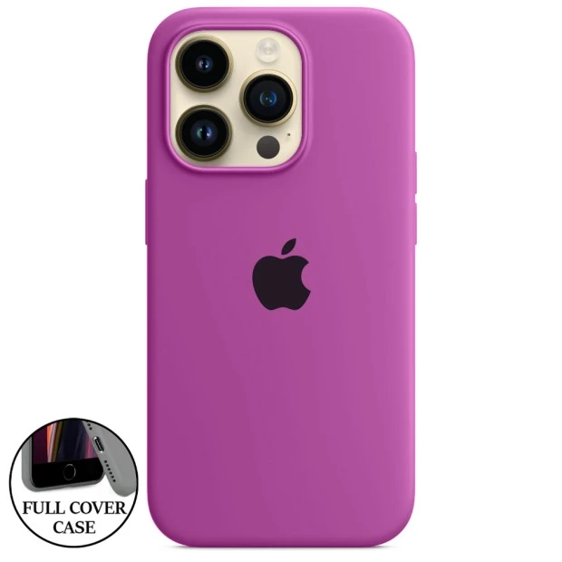 Силикон Original Round Case Apple iPhone 14 Pro (02) Ultra Violet