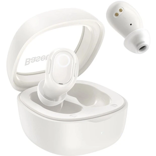 Беспроводные наушники-гарнитура вакуумные Baseus Bowie WM02 (Creamy White)