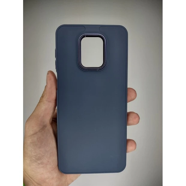 Накладка Metal Camera Xiaomi Redmi Note 9S / Note 9 Pro / Note 9 Pro Max (Тёмно-синий)