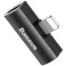 Адаптер Baseus L46 Lightning на Lightning + Lightning (Чорний) CAL46-01 Адаптер Baseus L46 Lightning на Lightning + Lightning (Чорний) CAL46-01