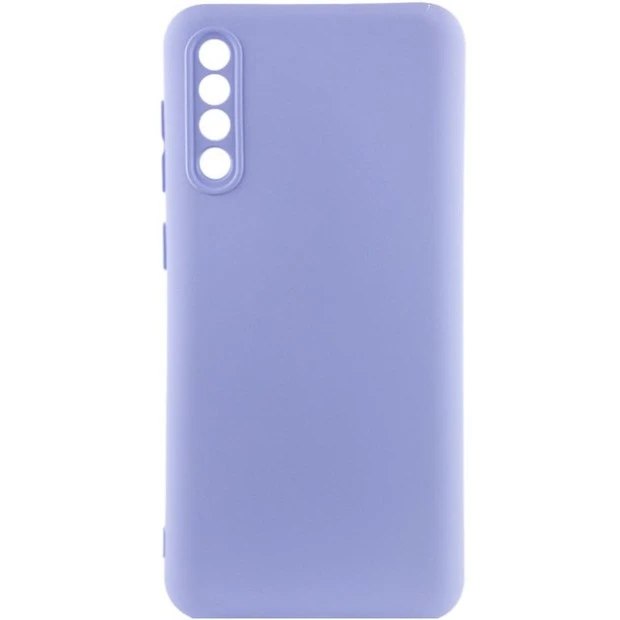 Силікон Original Samsung Galaxy A51 (ShutCam) (Блідо-бузковий)