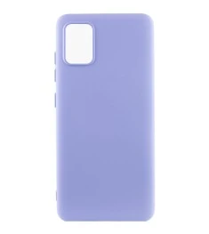 Силікон Original Samsung Galaxy A51 (ShutCam) (Блідо-бузковий)
