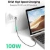 USB-кабель UGREEN US335 Angled 100W (1m) (Type-C to Type-C) (Black) USB-кабель UGREEN US335 Angled 100W (1m) (Type-C to Type-C) (Black)