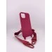 Чехол Silicone Case Shoulder Strap Apple iPhone 13 (Red) Чехол Silicone Case Shoulder Strap Apple iPhone 13 (Red)