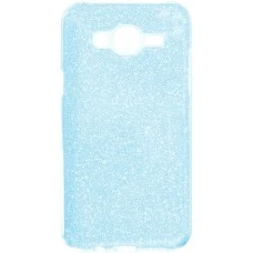Силиконовый чехол Glitter Samsung Galaxy J5 (2016) J510 (Голубой)