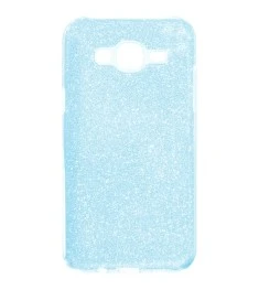 Силикон Glitter Samsung Galaxy J5 (2016) J510 (Голубой)