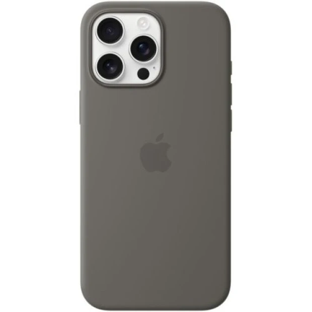 Чохол Silicone Case with MagSafe для Apple iPhone 16 Pro Max (Кам'яний Сірий)