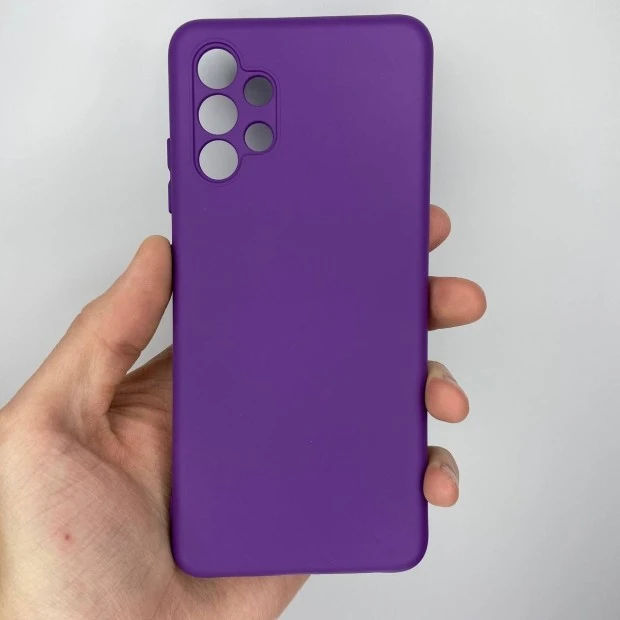 Силикон Original 360 Case Samsung Galaxy A32 (2021) (ShutCam) (Фиолетовый)