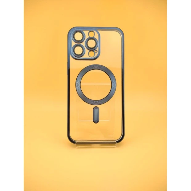 Чехол UMKU Shining with MagSafe Apple iPhone 15 Pro Max (Blue Titanium)
