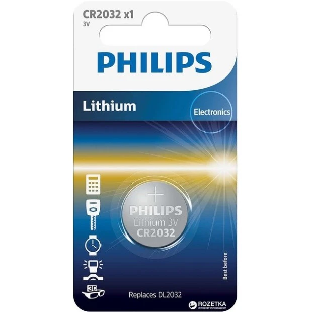 Батарейка Phillips CR2032