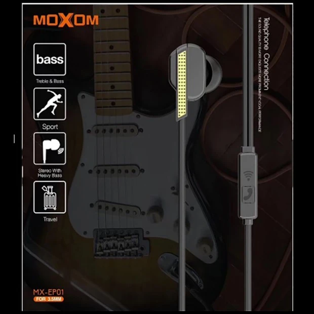 Наушники Moxom EP-01 (Чёрный)