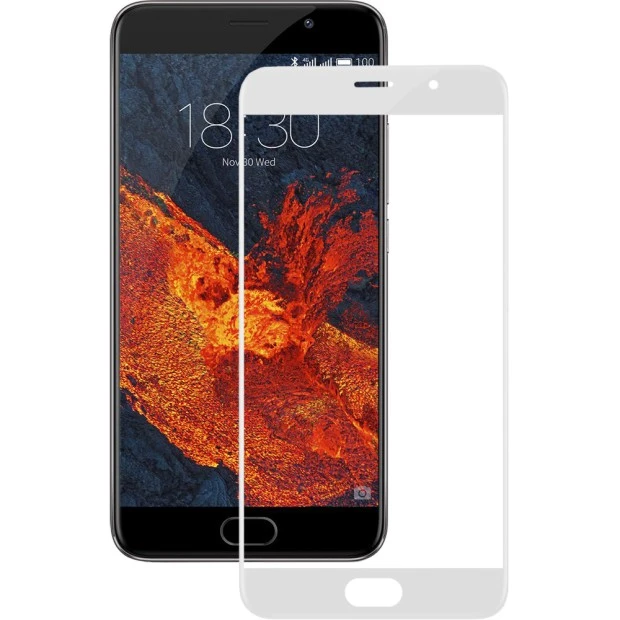 Защитное стекло 3D Meizu Pro 6 Plus White