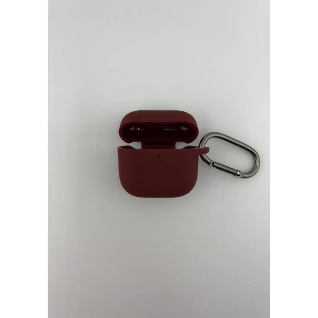 Чехол для наушников Full Silicone Case Apple AirPods 4 (57) Marsala