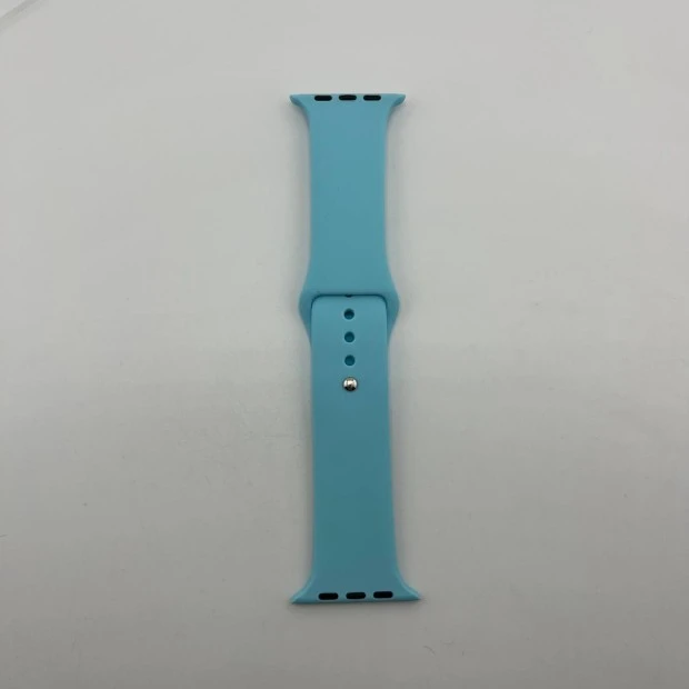 Apple Watch ремінець із силікону 42  /  44  /  45  /  49 мм (53) небесно-блакитного кольору.
