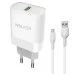Walker WH-35 3A 18W (1USB) Charger Adapter + MicroUSB Cable (White) Walker WH-35 3A 18W (1USB) Charger Adapter + MicroUSB Cable (White)