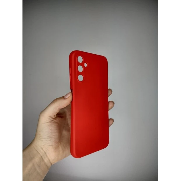 Силіконовий оригінальний чохол 360 для Samsung A14 (ShutCam) (Червоний)