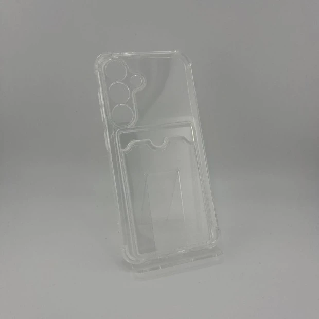 Силікон WS Card Samsung Galaxy S24 (ShutCam) (Прозорий)