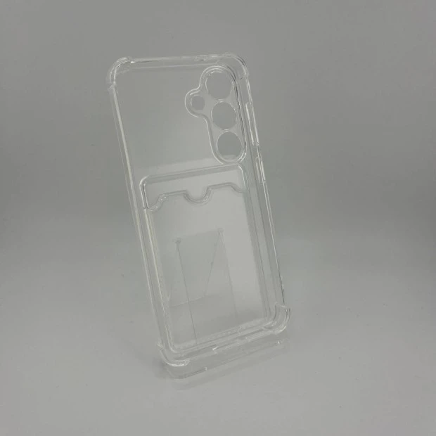 Силікон WS Card Samsung Galaxy S24 (ShutCam) (Прозорий)