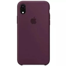 Силикон Original Round Case Apple iPhone XR (72) Eggplant