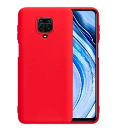 Силикон iNavi Color Xiaomi Redmi Note 9S / Pro / Max (Красный)