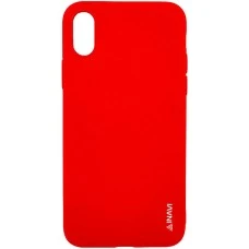 Силикон iNavi Color iPhone X / XS (красный)