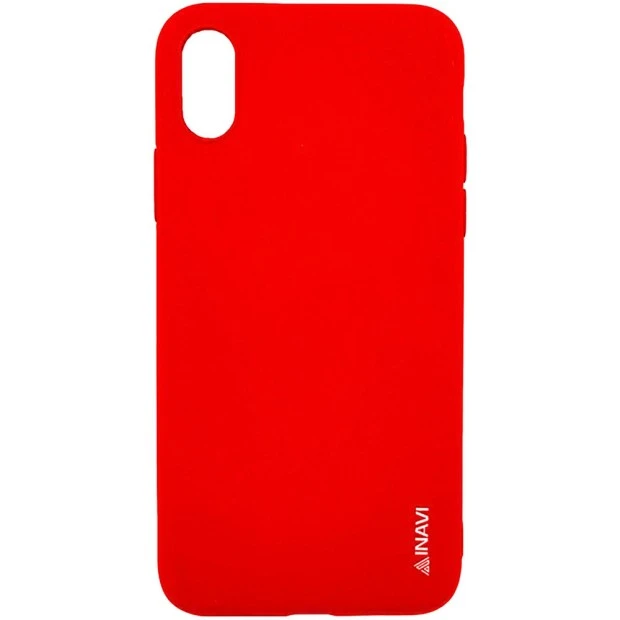 Силикон iNavi Color iPhone X / XS (красный)