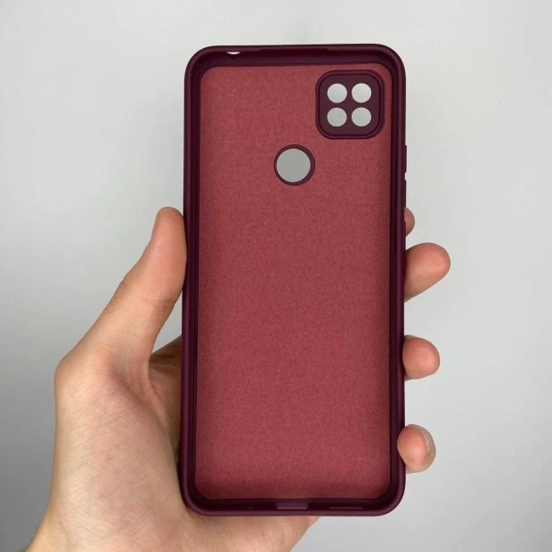Силикон Original 360 Case Xiaomi Redmi 9C (ShutCam) (Бордовый)