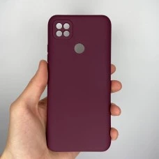 Силіконовий чохол Original 360 для Xiaomi Redmi 9C (ShutCam) (бордовий)