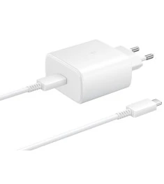 Samsung EP-TA845 45W Type-C Power Adapter + Type-C to Type-C Cable (White)
