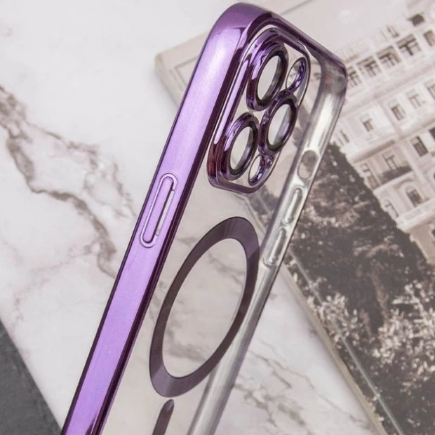Чохол UMKU Shining with MagSafe для Apple iPhone 16 (Аметист)