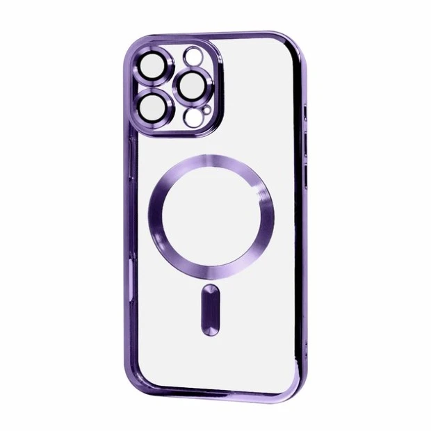 Чохол UMKU Shining with MagSafe для Apple iPhone 16 (Аметист)
