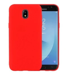 Силикон iNavi Color Samsung Galaxy J7 (2017) J730 (красный)