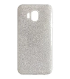 Силикон Glitter Samsung Galaxy J4 (2018) J400 (Серебряный)