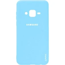 Силиконовый чехол Original Case Samsung Galaxy J5 (2016) J510 (Светло-голубой)