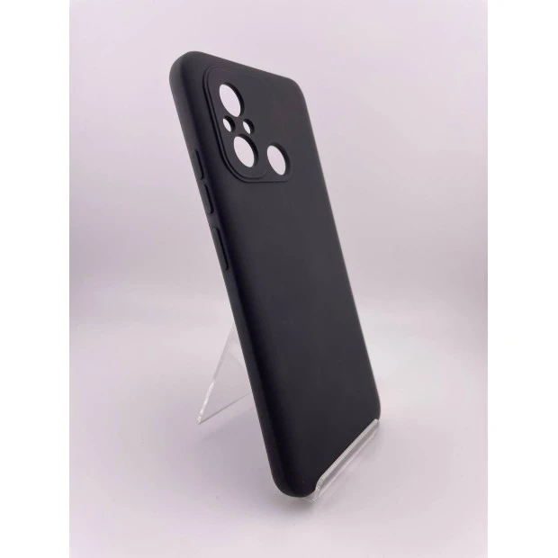 Силіконова накладка Original Xiaomi Redmi 12C  /  11A (ShutCam) (Чорна)