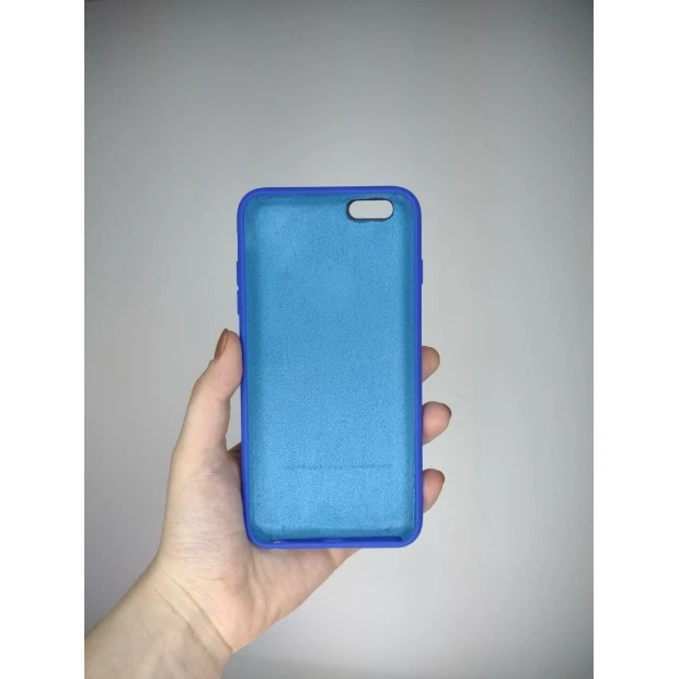Силикон Original Round Case Apple iPhone 6 Plus / 6s Plus (48) Ultramarine
