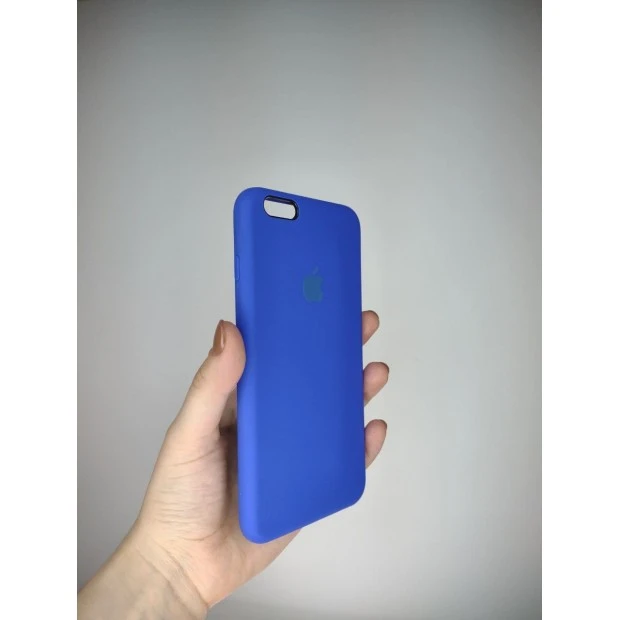 Силикон Original Round Case Apple iPhone 6 Plus / 6s Plus (48) Ultramarine