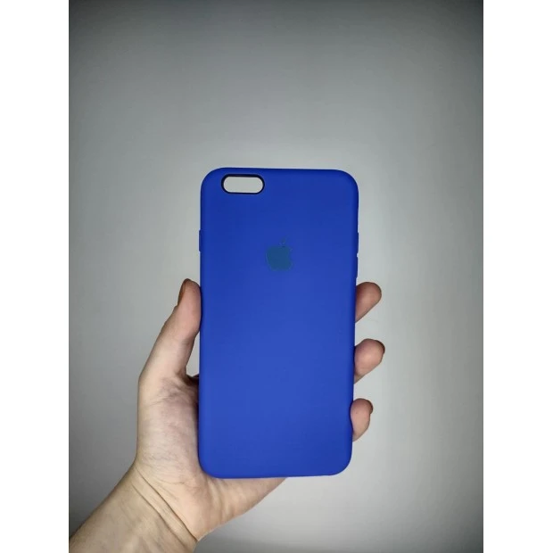 Силикон Original Round Case Apple iPhone 6 Plus / 6s Plus (48) Ultramarine