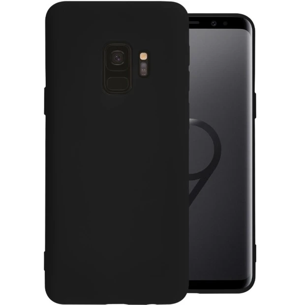 Силиконовый чехол iNavi Color Samsung Galaxy S9 (Черный)