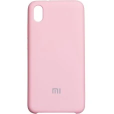 Силіконовий чохол Original 360 Case Logo для Xiaomi Redmi 7A (Рожевий)