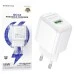 Адаптер живлення Borofone BAS42A QD 18W (1USB) (білий) Адаптер живлення Borofone BAS42A QD 18W (1USB) (білий)