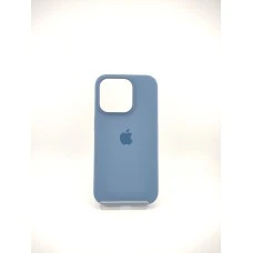 Чехол Silicone Case with MagSafe Apple iPhone 15 Pro (Winter Blue)