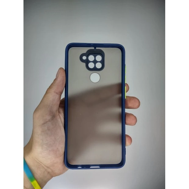 Накладка Totu Gingle Series Xiaomi Redmi Note 9 / Redmi 10X (Тёмно-синий)