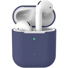 Футляр для наушников Slim Case Apple AirPods (09) Midnight Blue (уценка) 2 категория